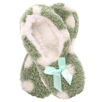 Kapcie Damskie Bambosze Ciepłe Kropki MORAJ