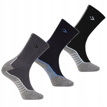 Długie SKARPETY MĘSKIE Ciepłe Skarpetki Wysokie MORAJ 3-PAK 