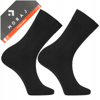 Skarpety Męskie Garniturowe Gładkie Skarpetki Klasyczne 1-para MORAJ 