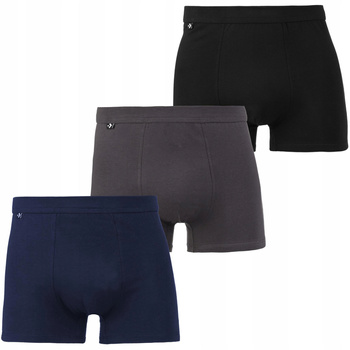 Bokserki Męskie Plus Size Dopasowane Bawełniane Wygodne MORAJ 3-PAK