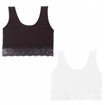 Top dziewczęcy biustonosz koronka MORAJ 2 szt.