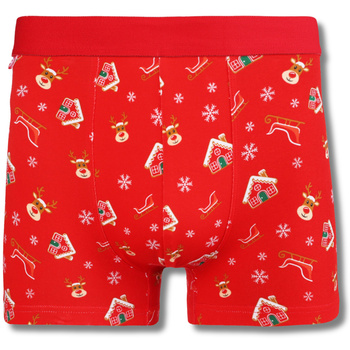 ŚWIĄTECZNE BOKSERKI MĘSKIE MAJTKI PREZENT NA ŚWIĘTA MIKOŁAJKI MORAJ