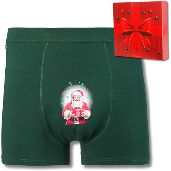 BOKSERKI MĘSKIE ŚWIĄTECZNE W KARTONIKU PREZENT NA ŚWIĘTA MIKOŁAJE MORAJ