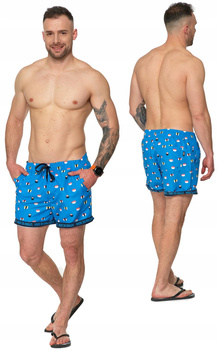Szorty Plażowe Krótkie Spodenki Kąpielowe Kąpielówki na Plażę Basen MORAJ 
