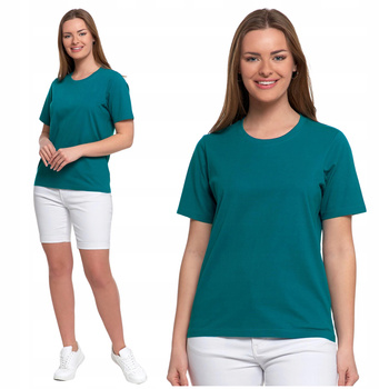 T-SHIRT DAMSKI z Krótkim Rękawem Bez Szwów Bocznych Luźna Koszulka MORAJ 