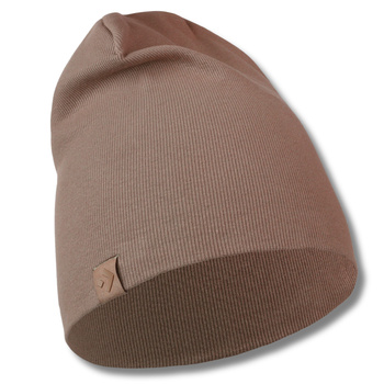 PRZEJŚCIOWA CZAPKA DAMSKA CIENKA DELIKATNY PRĄŻEK STYLOWA NASZYWKA MORAJ