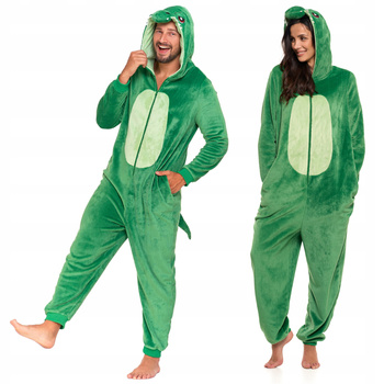 ONESIE Dinozaur Jednoczęściowa Piżama z Kapturem Unisex Kostium MORAJ 