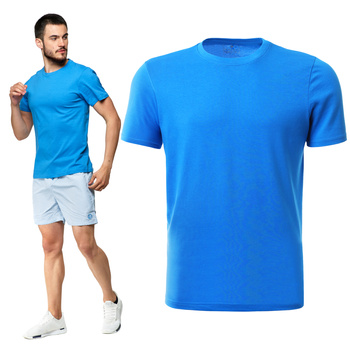 T-SHIRT MĘSKI MORAJ GŁADKA KOSZULKA KRÓTKI RĘKAW PROSTA KLASYCZNA
