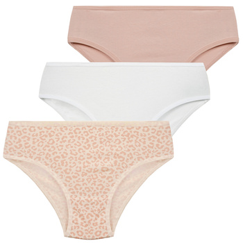 GŁADKIE FIGI DZIEWCZĘCE KLASYCZNE MAJTKI DZIECIĘCE MORAJ 3-PAR