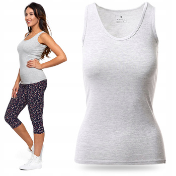 Koszulka Tank Top Damski Bawełniana Podkoszulka Na Ramiączkach MORAJ 