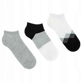 MORAJ Skarpetki Wzory Stopki 3-PARY