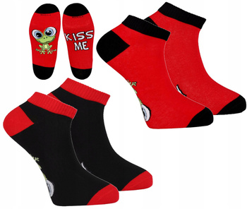 Skarpetki Męskie Stopki Urocza Żabka Walentynki Prezent MORAJ 2-pary 