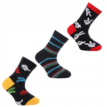 Skarpetki Dziecięce Kolorowe MORAJ 3 PARY 