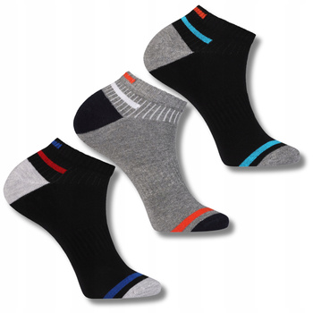 Niskie Skarpety Męskie Stopki Skarpetki MORAJ Do Kostki 3-pary 