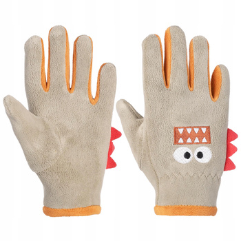 Ciepłe Rękawiczki Dziecięce Pięciopalczaste Kolorowe Potworki MORAJ 