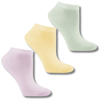 SKARPETKI STOPKI DAMSKIE NISKIE SKARPETY GŁADKIE DO KOSTKI MORAJ 3PAK