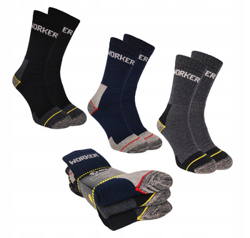 MORAJ Skarpety Robocze WORK 3-PARY Polskie