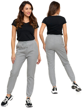 MORAJ Spodnie Damskie Dresowe w Kratkę