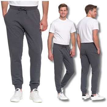 DRESOWE SPODNIE MĘSKIE WIĄZANE KLASYCZNE ZE ŚCIĄGACZAMI MORAJ