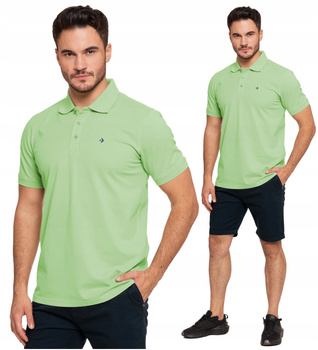 Koszulka Polo Męska PREMIUM Klasyczna Polówka Krótki Rękaw Gładka MORAJ 