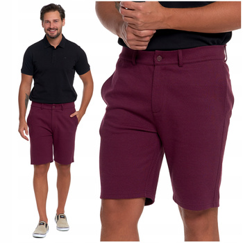 Eleganckie Szorty Męskie Krótkie Spodenki na Lato Modne Wygodne MORAJ 