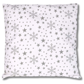 ŚWIĄTECZNA POSZEWKA NA BOŻE NARODZENIE BIAŁA NA PREZENT 45X45 CM MORAJ