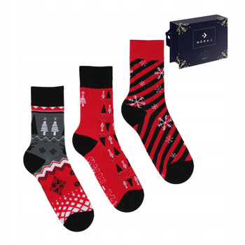 Skarpety Świąteczne Moraj PUDEŁKO NA PREZENT