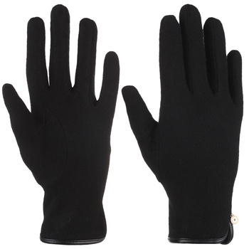 CIEPŁE RĘKAWICZKI DAMSKIE NA ZIMĘ Z WEŁNĄ ELEGANCKIE MODNE CIENKIE MORAJ