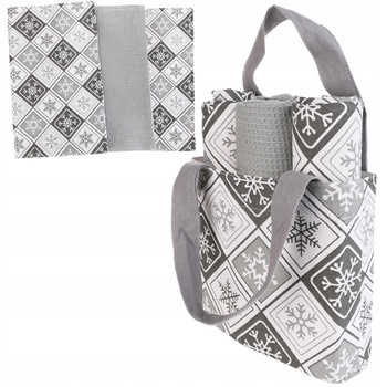 Świąteczny Zestaw Ręczniki Kuchenne w Torbie PREZENT NA ŚWIĘTA 3 szt. MORAJ