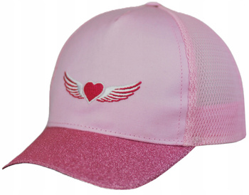 CZAPKA Z DASZKIEM dziecięca Przewiewna Siatka Haft