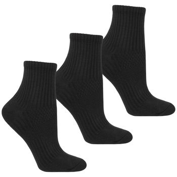 SKARPETY SPORTOWE CZARNE SKARPETKI ZA KOSTKĘ ELASTYCZNE 3-PAK MORAJ