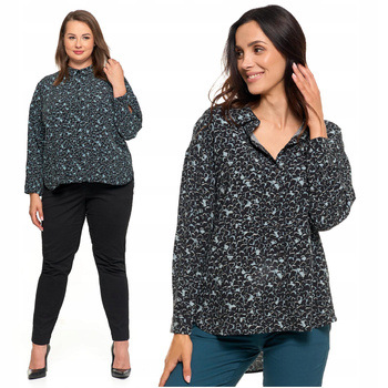 ELEGANCKA KOSZULA DAMSKA Modne Wzory Klasyczna Lekka Przewiewna MORAJ 