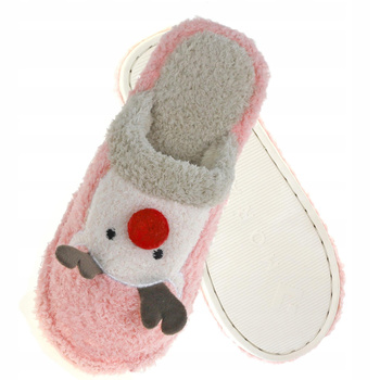 Świąteczne Kapcie Klapki Domowe Ciepłe MORAJ