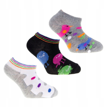 MORAJ Skarpety Dziecięce Urocze 3-PARY 