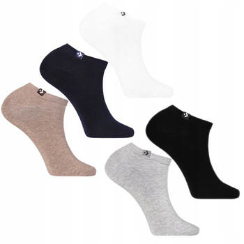 Skarpetki Męskie MORAJ Stopki Klasyczne Kolory Niskie Skarpety 5-PAK