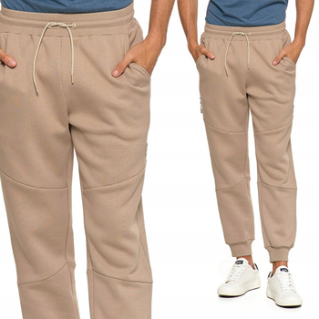 OCIEPLANE SPODNIE DRESOWE MĘSKIE Typu Joggery Wiązane Wygodne MORAJ 