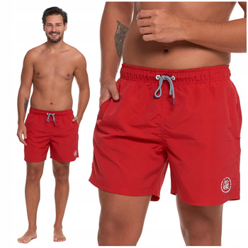 KĄPIELÓWKI MĘSKIE SPODENKI KĄPIELOWE SZORTY Z KIESZENIAMI GŁADKIE MORAJ 