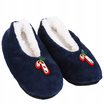 Świąteczne Bambosze Kapcie Domowe z ABS Miękkie Papcie PREZENT MORAJ 