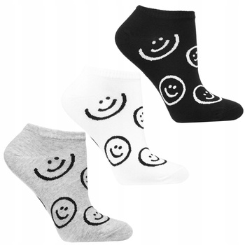 Skarpetki Moraj Stopki Damskie Bawełniane Niskie Skarpety 3-PAK 