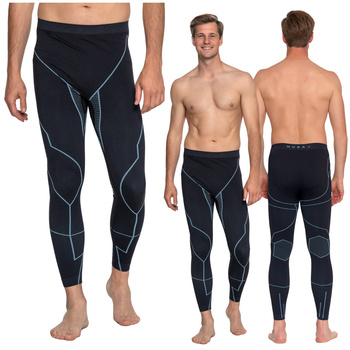 LEGGINSY TERMOAKTYWNE DOPASOWANE SPODNIE THERMO GETRY NA ZIMĘ MORAJ