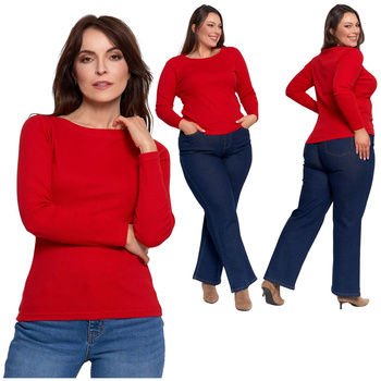 BLUZKA DAMSKA PRĄŻKOWANA LONGSLEEVE KOSZULKA DŁUGI RĘKAW PRĄŻEK MORAJ