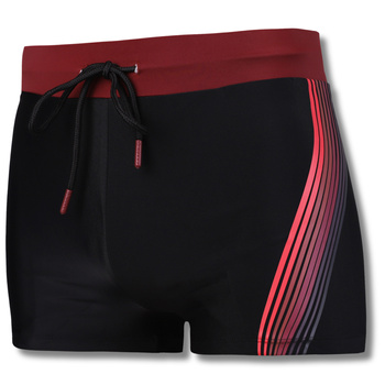 KĄPIELÓWKI MĘSKIE BOKSERKI NA BASEN DOPASOWANE SZORTY PLAŻOWE MORAJ