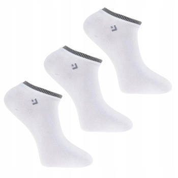 Skarpety Stopki MORAJ Niskie Skarpetki Męskie Gładkie Białe 3-pary
