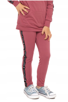 MORAJ Klasyczne Legginsy Dziewczęce Lampas 