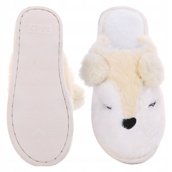 Kapcie Damskie Zwierzaki Papcie Do Domu Bambosze Wygodne MORAJ 