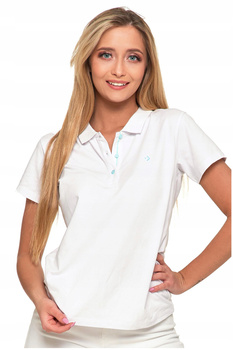 Koszulka Polo Damska PREMIUM Klasyczna Polówka Bawełniana Modna MORAJ 