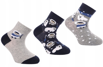 Skarpetki Dziecięce Zimowe MORAJ 3 PARY 