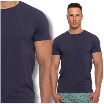 T-SHIRT PREMIUM Koszulka Męska z Krótkim Rękawem Gładka z Logo MORAJ 