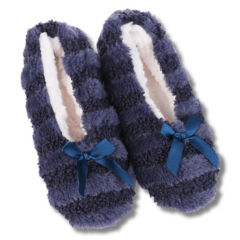 KAPCIE DAMSKIE BAMBOSZE MIĘKKA PODESZWA PAPCIE Z ABS KOKARDKI MORAJ