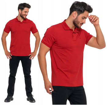 Koszulka Polo Męska Elegancka Klasyczna Gładka Bawełna Premium MORAJ